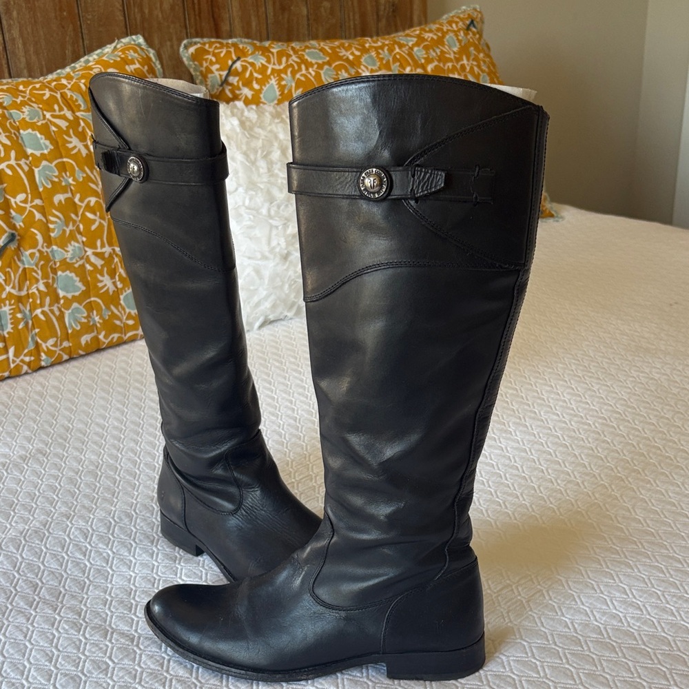 Frye  Dark Brown Leather Boots